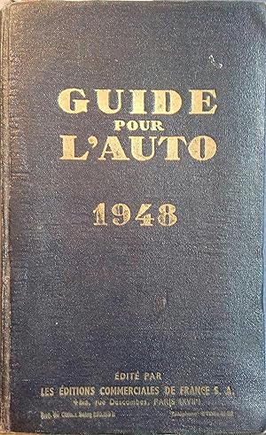 Guide pour l'auto 1948. France.
