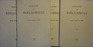 Bulletin du bibliophile. 1978. Année complète, 4 numéros.