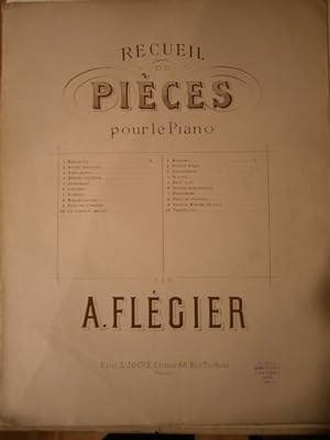 1. Habanera. Dans "Recueil de pièces pour le piano". Dédié à son ami S. Reynaud. Vers 1950.