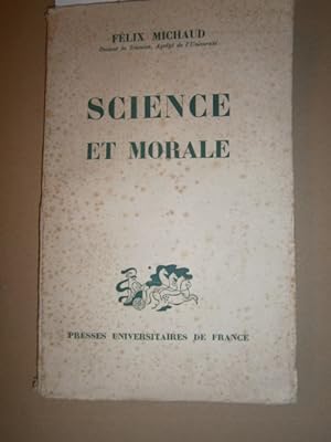 Bild des Verkufers fr Science et morale. zum Verkauf von Librairie Et Ctera (et caetera) - Sophie Rosire