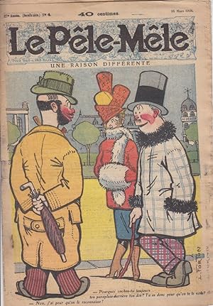 Bild des Verkufers fr Le Ple-mle N 4. Une raison diffrente. 16 mars 1924. zum Verkauf von Librairie Et Ctera (et caetera) - Sophie Rosire