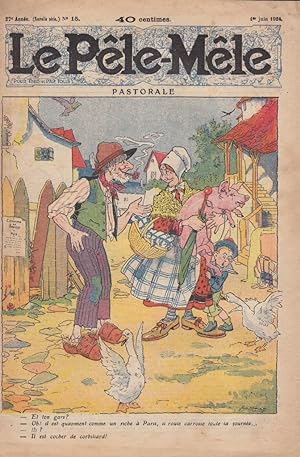 Bild des Verkufers fr Le Ple-mle N 15. Pastorale. 1er juin 1924. zum Verkauf von Librairie Et Ctera (et caetera) - Sophie Rosire