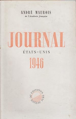 Journal. Etats-Unis 1946.