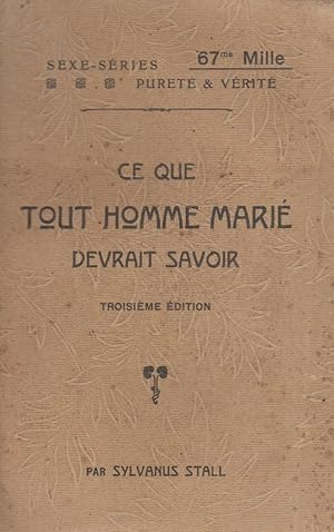 Bild des Verkufers fr Ce que tout homme mari devrait savoir. Vers 1920. zum Verkauf von Librairie Et Ctera (et caetera) - Sophie Rosire