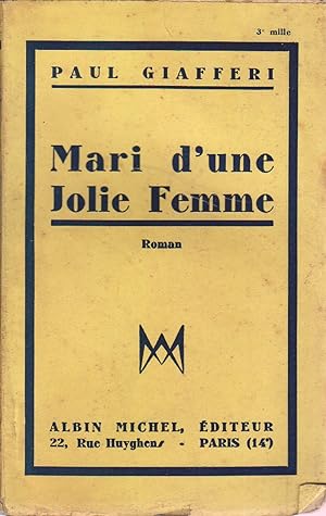 Seller image for Mari d'une jolie femme. Roman. for sale by Librairie Et Ctera (et caetera) - Sophie Rosire