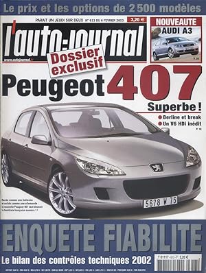 L'auto-journal 2003 N° 613. 6 février 2003.
