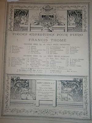 Seller image for En chasse, issu de "Pices enfantines pour piano". N 15. Vers 1900. for sale by Librairie Et Ctera (et caetera) - Sophie Rosire