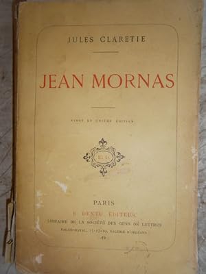 Jean Mornas. Recueil de nouvelles.