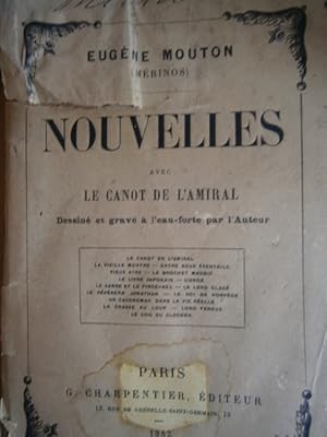 Immagine del venditore per Nouvelles avec le canot de l'amiral. venduto da Librairie Et Ctera (et caetera) - Sophie Rosire
