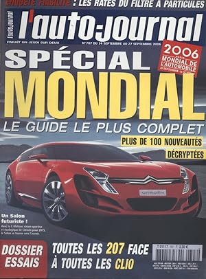 L'auto-journal 2006 N° 707. 14 septembre 2006.