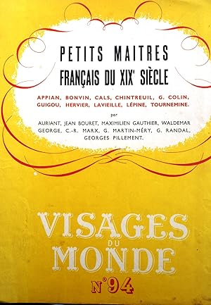 Bild des Verkufers fr Visages du Monde N 94 : Petits matres franais du XIXe sicle. zum Verkauf von Librairie Et Ctera (et caetera) - Sophie Rosire