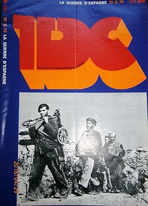 Seller image for Textes et documents pour la classe. N 133 : La guerre d'Espagne. 19 septembre 1974. for sale by Librairie Et Ctera (et caetera) - Sophie Rosire