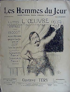 Les Hommes du jour N° 325 : Gustave Téry. Dessin en couverture par Bracquemond. Texte de André Gy...