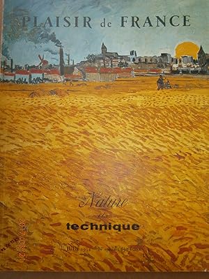 Plaisir de France N° 191. Numéro spécial : Nature et technique. Juin 1954.