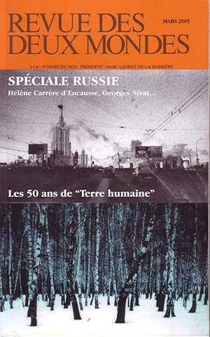 Bild des Verkufers fr Revue des deux mondes N 9, mars 2005. Spciale Russie. zum Verkauf von Librairie Et Ctera (et caetera) - Sophie Rosire