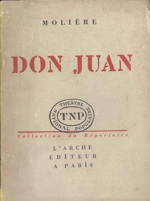 Seller image for Don Juan. for sale by Librairie Et Ctera (et caetera) - Sophie Rosire