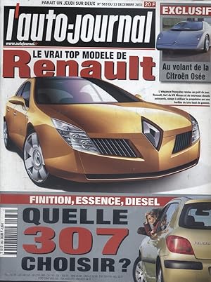 L'auto-journal 2001 N° 583. 13 décembre 2001.