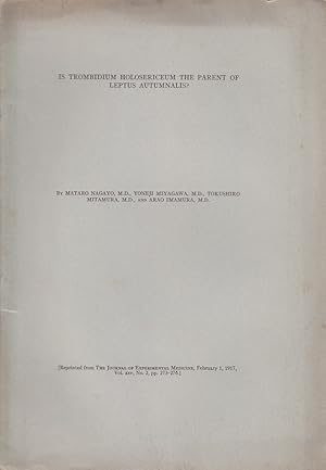 Seller image for Is trombidium holosericeum the parent of leptus autumnalis. for sale by Librairie Et Ctera (et caetera) - Sophie Rosire