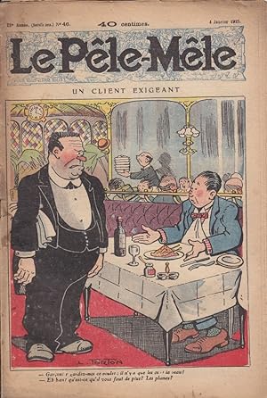 Bild des Verkufers fr Le Ple-mle N 46. Un client exigeant. 4 janvier 1925. zum Verkauf von Librairie Et Ctera (et caetera) - Sophie Rosire