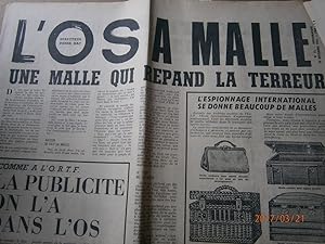 L'Os à moëlle. Numéro 32, titré "L'Os à Malle". Directeur: Pierre Dac. 26 novembre 1964.
