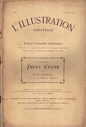 Seller image for L'Illustration thtrale N 46 : Jules Csar, de William Shakespeare. 8 dcembre 1906. for sale by Librairie Et Ctera (et caetera) - Sophie Rosire
