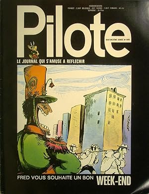 Bild des Verkufers fr Pilote N 648. Hebdomadaire. Fred en couverture. Barbara par Sol en 4e de couverture. 6 avril 1972. zum Verkauf von Librairie Et Ctera (et caetera) - Sophie Rosire