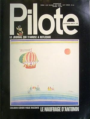 Bild des Verkufers fr Pilote N 670. Hebdomadaire. 7 septembre 1972. zum Verkauf von Librairie Et Ctera (et caetera) - Sophie Rosire