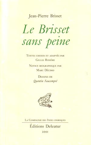 Le Brisset sans peine. Textes choisis et adaptés par Gilles Rosière.