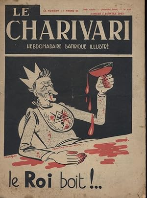 Bild des Verkufers fr Le Charivari N 444. Hebdomadaire satirique illustr. 5 janvier 1935. zum Verkauf von Librairie Et Ctera (et caetera) - Sophie Rosire