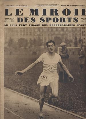 Le miroir des sports N° 560. En couverture : Jules Ladoumègue. Costes-et Bellonte à New-York. 16 ...