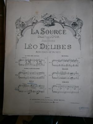 Imagen del vendedor de Nala. N 3. Ballet de l'opra "la source". Deuxime acte. Vers 1950. a la venta por Librairie Et Ctera (et caetera) - Sophie Rosire