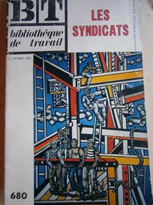 Seller image for Les syndicats. 15 fvrier 1969. for sale by Librairie Et Ctera (et caetera) - Sophie Rosire