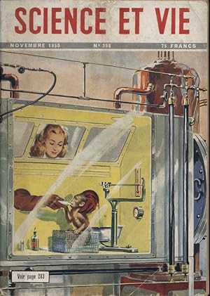 Science et vie N° 398 En couverture: Couveuse stérile pour petits animaux. Novembre 1950.