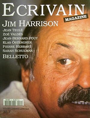 Image du vendeur pour Ecrivains magazine N 2. Bimensuel. (Changement de titre, le premier numro s'appelait Ecrivains). Jim Harrison - Jean Teul - Zo Valds - Jean-Bernard Pouy - Belleto Dcembre 1995-Janvier 1996. mis en vente par Librairie Et Ctera (et caetera) - Sophie Rosire