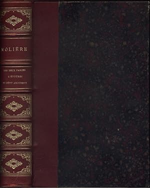 Image du vendeur pour Oeuvres compltes de Molire collationnes sur les textes originaux et commentes M. Louis Moland. Tome 2 seul. Deuxime dition soignement revue et considrablement augmente. La jalousie du barbouill -Le mdecin volant - Le ballet des incompatibles - L'tourdi - L'inavvertito de Barbieri - Le dpit amoureux mis en vente par Librairie Et Ctera (et caetera) - Sophie Rosire