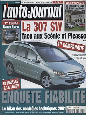 L'auto-journal 2002 N° 587. 7 février 2002.