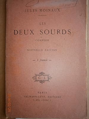 Imagen del vendedor de Les deux sourds. Comdie. a la venta por Librairie Et Ctera (et caetera) - Sophie Rosire