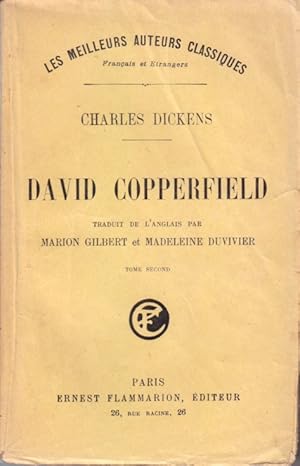 Immagine del venditore per David Copperfield. Tome second seul. venduto da Librairie Et Ctera (et caetera) - Sophie Rosire