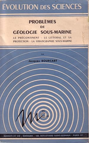 Imagen del vendedor de Problmes de gologie sous-marine. a la venta por Librairie Et Ctera (et caetera) - Sophie Rosire