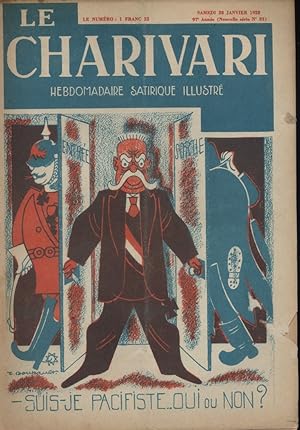 Bild des Verkufers fr Le Charivari N 83. Hebdomadaire satirique illustr. 28 janvier 1928. zum Verkauf von Librairie Et Ctera (et caetera) - Sophie Rosire