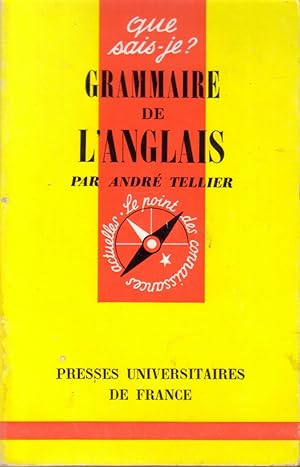 Imagen del vendedor de Grammaire de l'anglais. a la venta por Librairie Et Ctera (et caetera) - Sophie Rosire