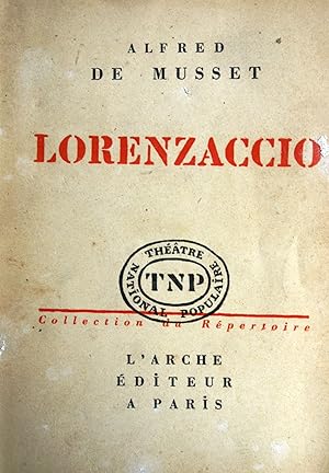 Seller image for Lorenzaccio. for sale by Librairie Et Ctera (et caetera) - Sophie Rosire