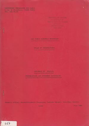 Seller image for Les parcs naturels rgionaux. Bilans et perspectives. Document de travail prparatoire aux journes nationales. Juin 1982. for sale by Librairie Et Ctera (et caetera) - Sophie Rosire