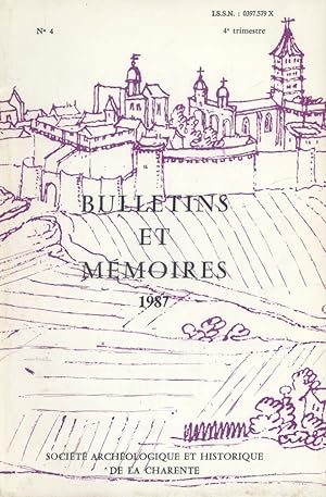 Imagen del vendedor de Bulletins et mmoires. 1987. N 4. 4e trimestre 1987. a la venta por Librairie Et Ctera (et caetera) - Sophie Rosire