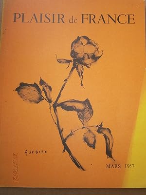 Plaisir de France N° 221. Mars 1957.