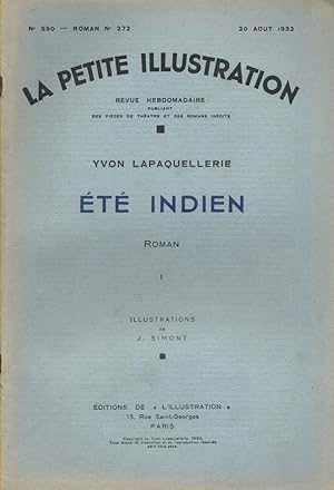 Imagen del vendedor de La petite illustration - Roman : Et indien. Roman complet en deux fascicules. 20 et 27 aot 1932. a la venta por Librairie Et Ctera (et caetera) - Sophie Rosire