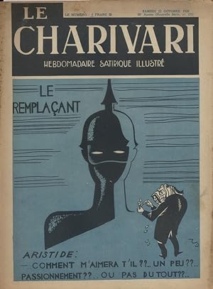Bild des Verkufers fr Le Charivari N 172. Hebdomadaire satirique illustr. 12 octobre 1929. zum Verkauf von Librairie Et Ctera (et caetera) - Sophie Rosire