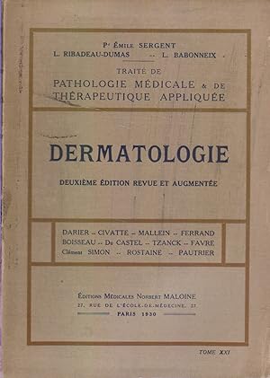 Image du vendeur pour Dermatologie. mis en vente par Librairie Et Ctera (et caetera) - Sophie Rosire