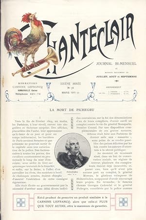 Chanteclair. Revue artistique et littéraire. N° 78. Caricature en couleurs par Georges Villa et n...