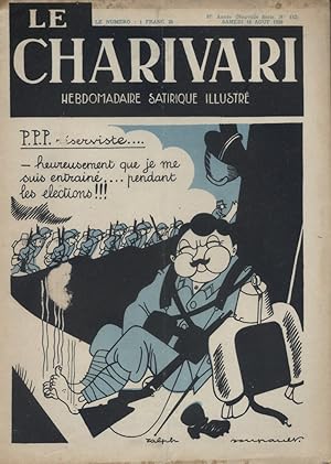 Bild des Verkufers fr Le Charivari N 112. Hebdomadaire satirique illustr. 18 aot 1928. zum Verkauf von Librairie Et Ctera (et caetera) - Sophie Rosire